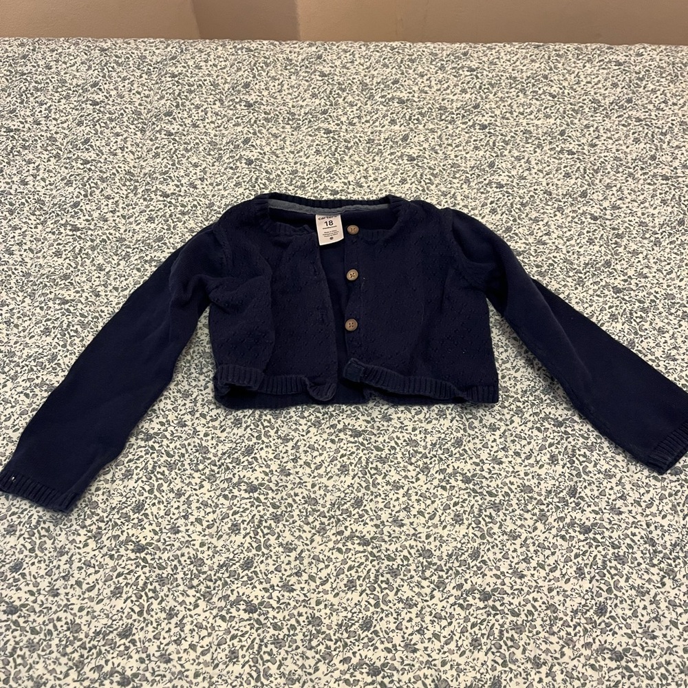 Carter’s Baby Cardigan in Navy Blue